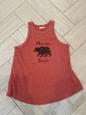Maurices Rust Red 'Mama Bear' Girls' Tank Top